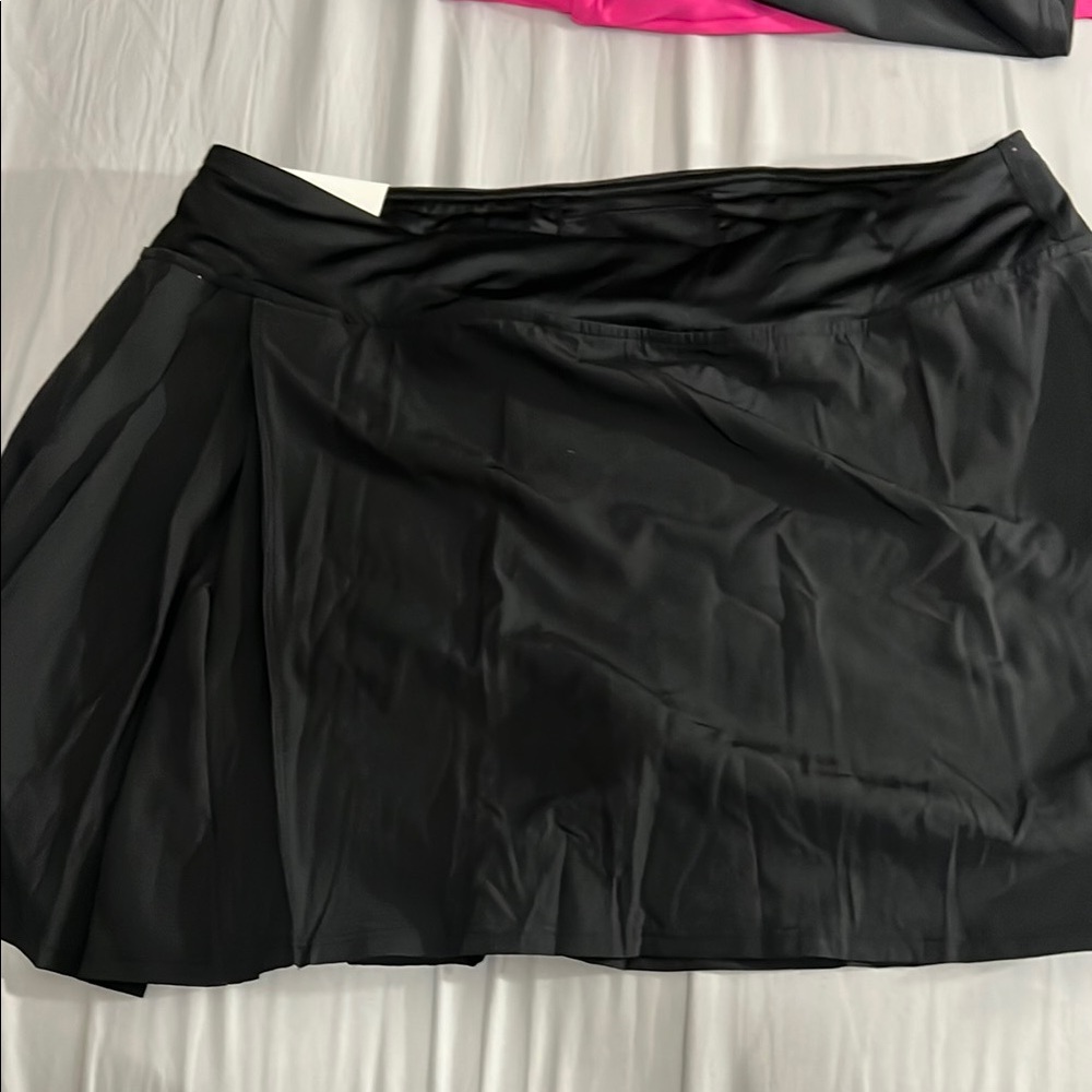 Black Women's Skort